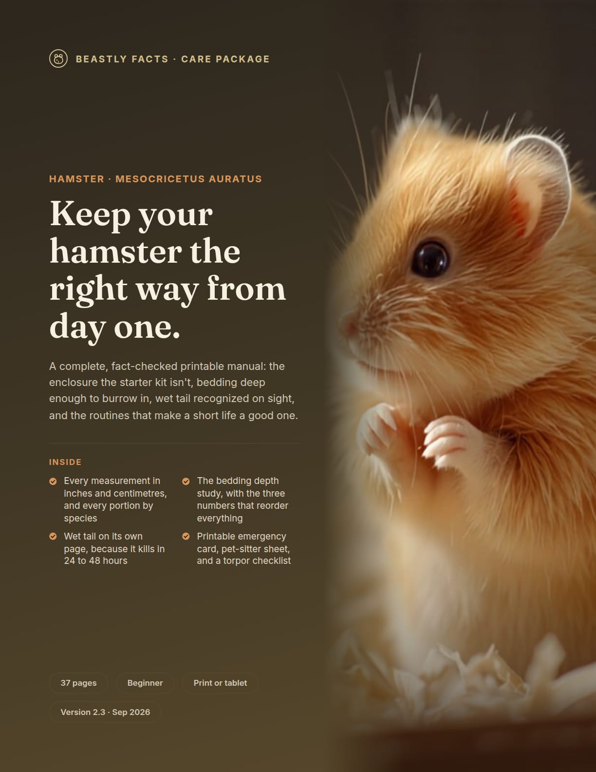 Hamster Care Package cover