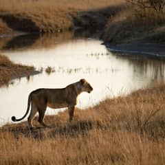 Lion - Group Hunting Is Not the Reason