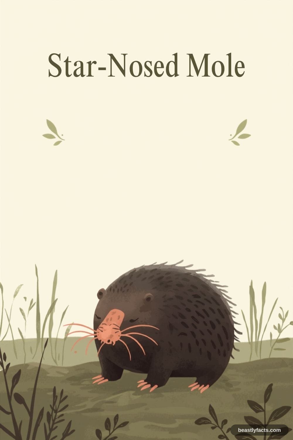 Star-Nosed Mole - Fastest Eater Alive