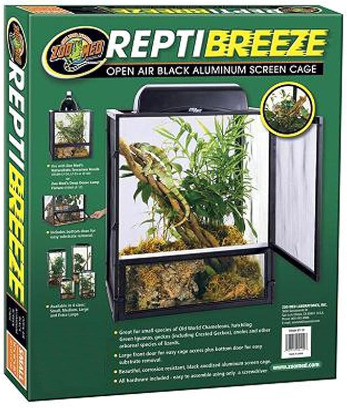 Zoo Med Reptibreeze Open Air Screen Cage 24x24x48