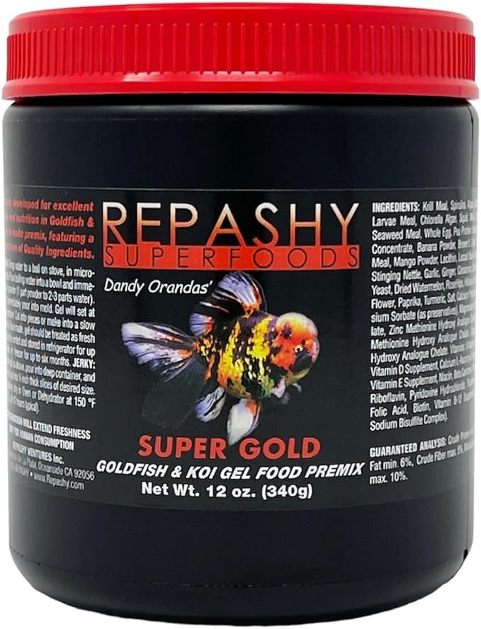 Repashy Super Gold Goldfish and Koi Gel Food (12 oz)