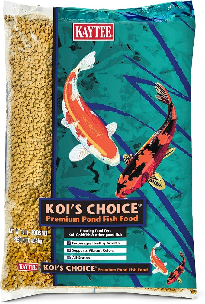 Kaytee Koi's Choice Koi Floating Fish Food, 10 lbs