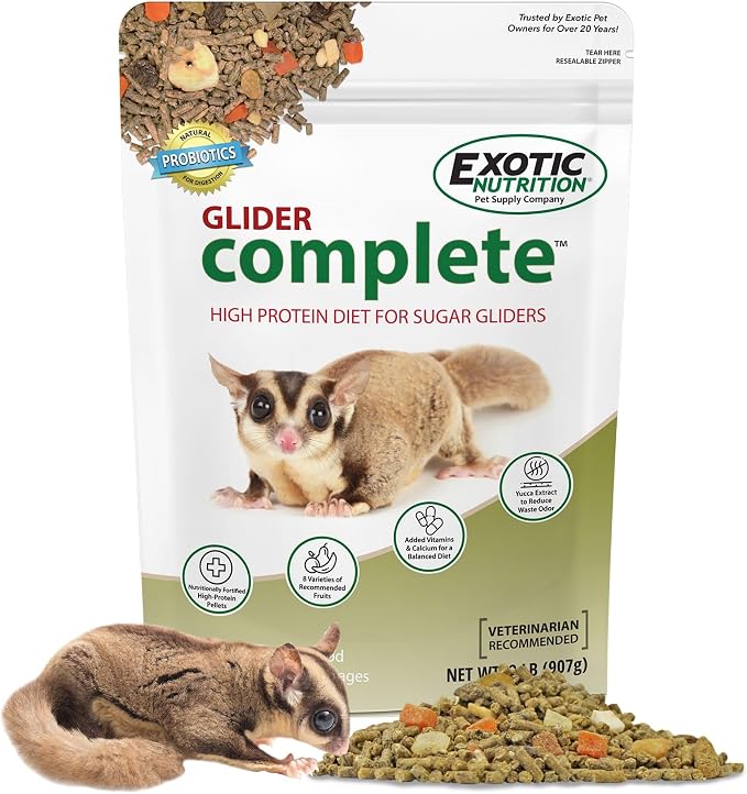 Exotic Nutrition Glider Complete Staple Diet (2 lb)