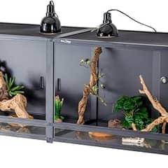 ToxiRium 8ft PVC Modular Reptile Enclosure (8x2x2ft, 240 Gallon)