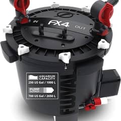Fluval FX4 High Performance Aquarium Filter, Canister Filter for Aquariums up to 250 Gal.