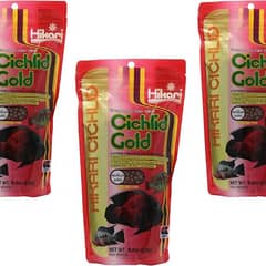 HIKARI (3 Pack) 8.8-Ounce Cichlid Gold Floating Pellets for Pets, Medium