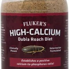 Fluker's High Calcium Dubia Roach Diet, Can Be Used as a Gut-Loading Food or Bedding, 7 oz