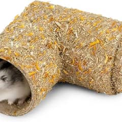 Niteangel Creative & Composable Hamster Tunnel - DIY & Build Unique Tube Burrow as Hideout for Small Sized Animals Like Hamsters Mouse Gerbils Mice (Corner)