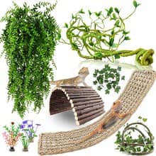 Artificial/silk terrarium plants