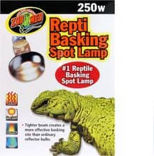 High-wattage basking bulb (250W)