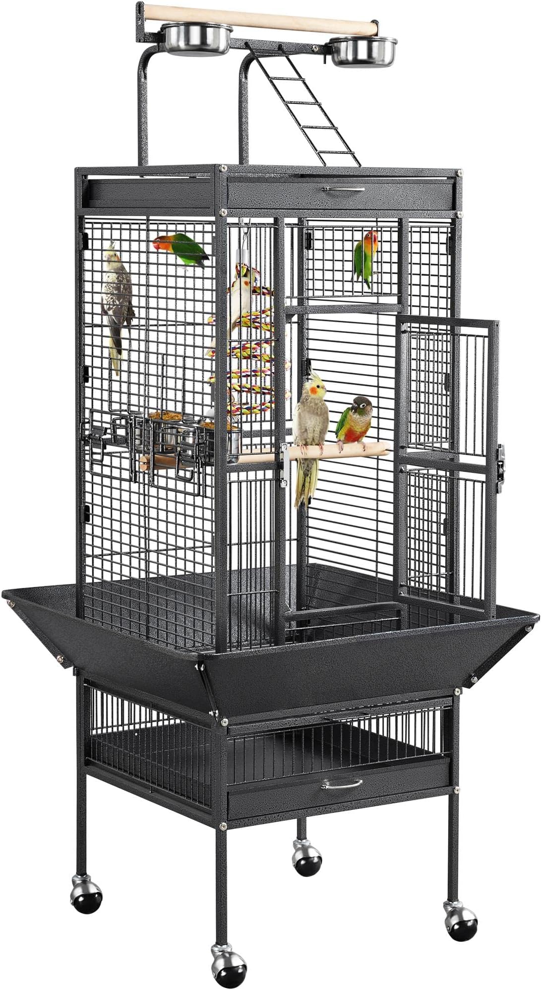 Yaheetech 61" Playtop Parrot Cage (rolling stand)